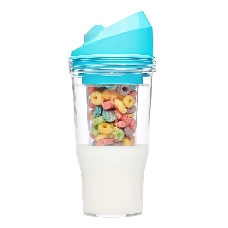 Vaso Portátil De Plástico Para Cereales