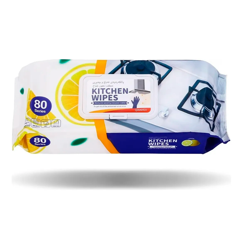 Toallitas Toallas Humedas De Limpieza Cocina Multiusos 80pcs