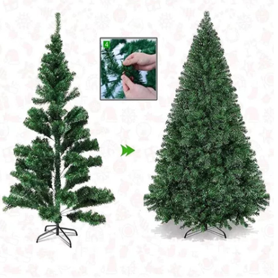Adorno Árbol Navidad Decoración Arbolito Navideño 2.4mts 1400 ramas