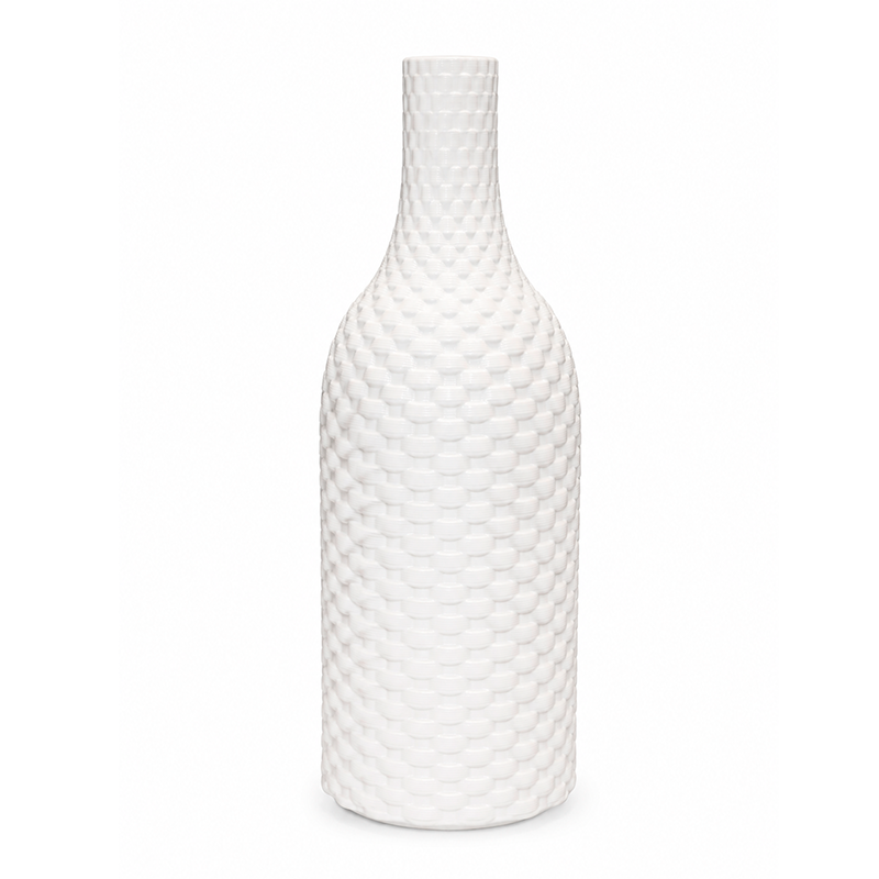 Jarron De Ceramica Para Decoracion Florero Texturizado