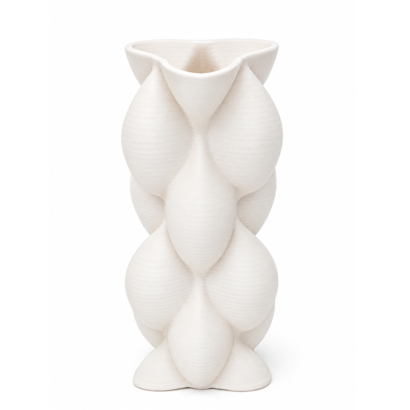 Jarron De Ceramica Para Decoracion Florero Texturizado 1224
