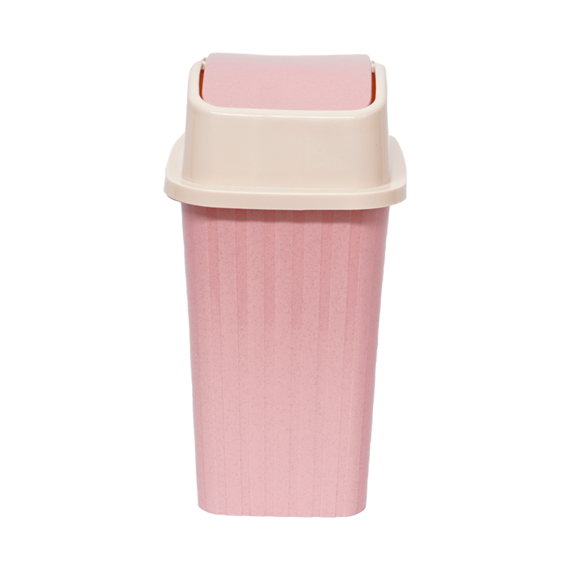 Basurero Plastico Cocina Papelera 12 Litros Tapa Vaiven Wakeshome