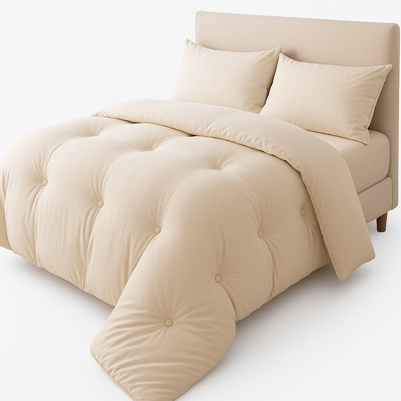 Plumón Invierno Algodón Microfibra Estilo Nórdico Soporta Frío Extremo Suave y Cálido