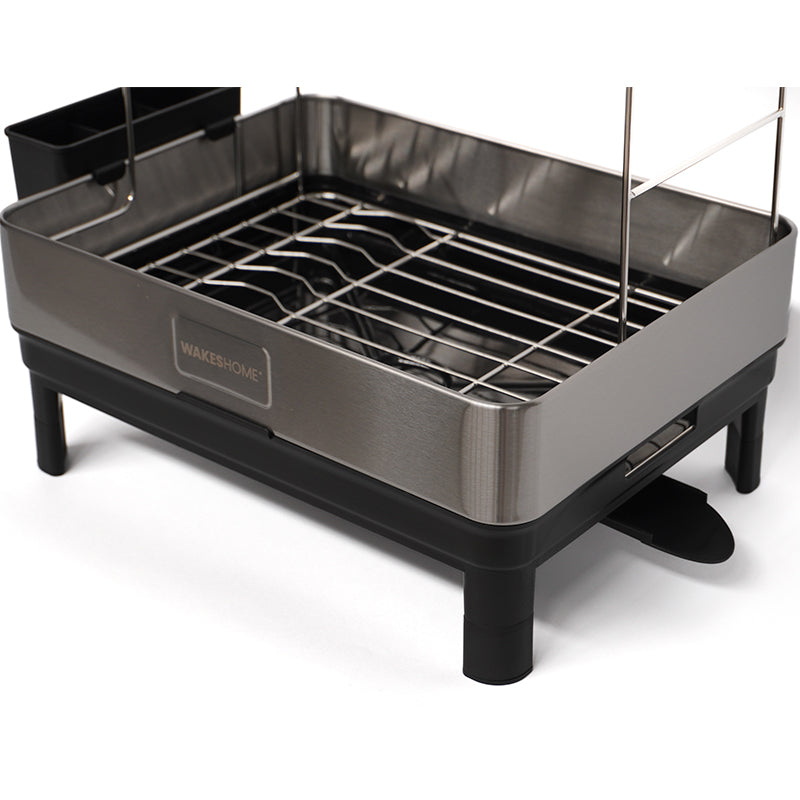 Escurridor De Platos Inoxidable De 2 Niveles Organizador De Cocina