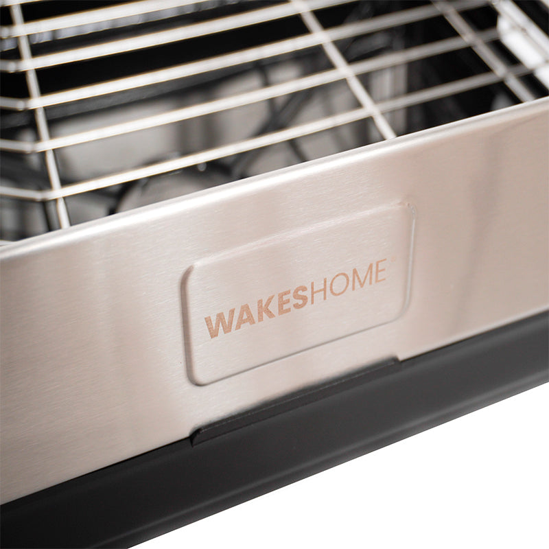 Escurridor De Platos Inoxidable De 2 Niveles Organizador De Cocina