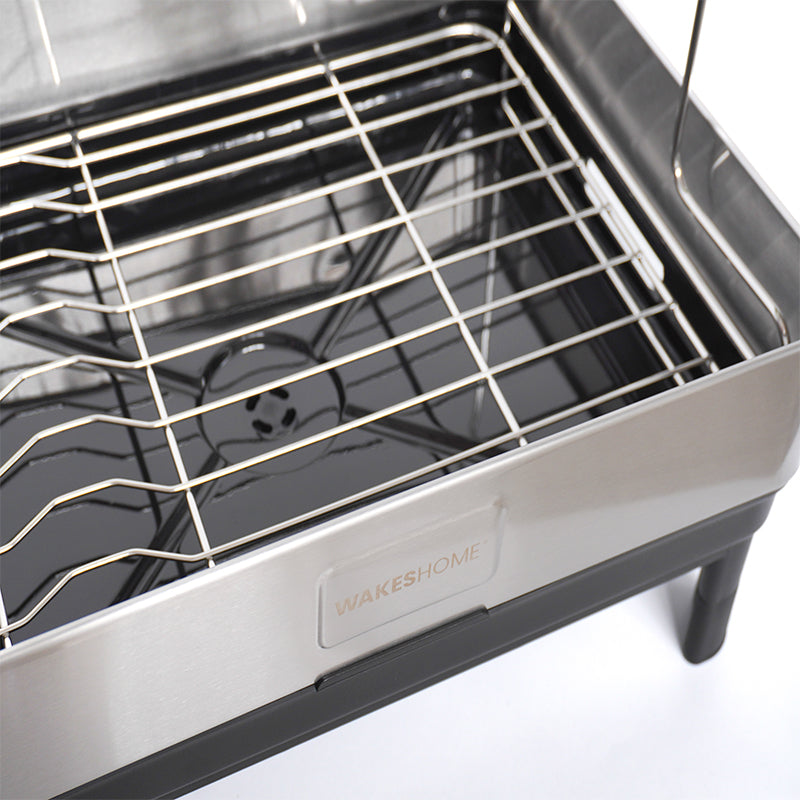 Escurridor De Platos Inoxidable De 2 Niveles Organizador De Cocina