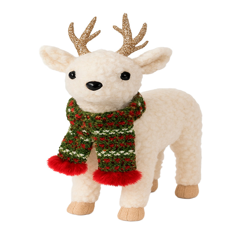 Adorno Para Arbol De Navidad Reno Pascuero Peluche Navideño