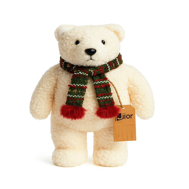 Adorno De Arbol De Navidad Oso Peluche Pascuero Navideño