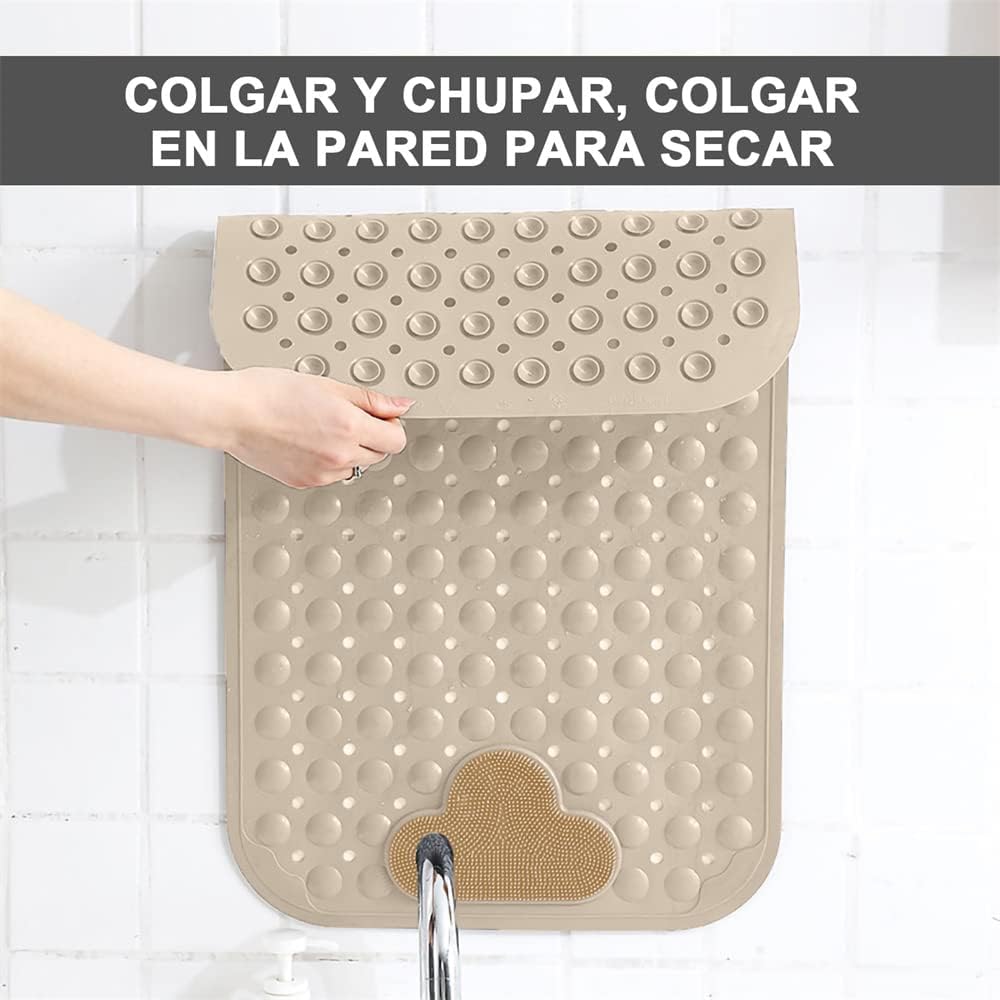 Piso De Goma Antideslizante Tina Ducha Alfombra Bañera Cepil