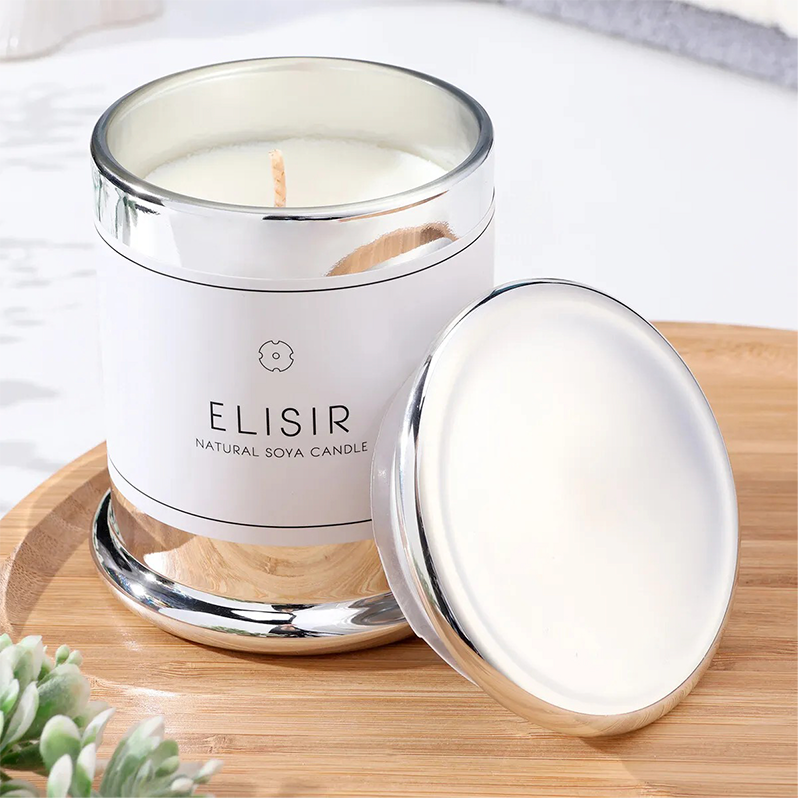 Vela Aromatica De Lujo 100% Aroma Intenso Flores Wakeshome