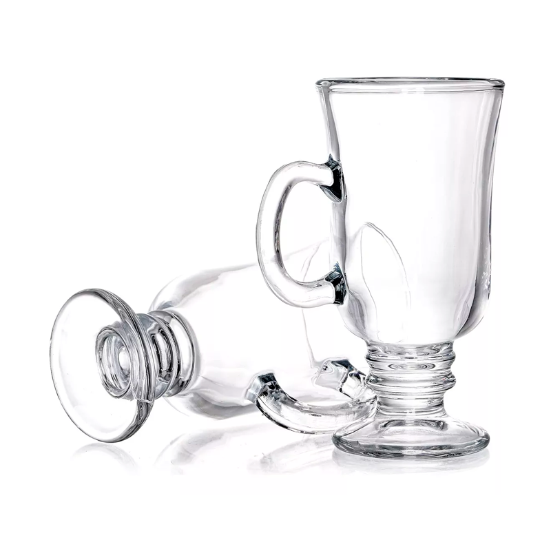 6 Tazas Para Capuchino Café Té Vidrio 250ml Cappuccino