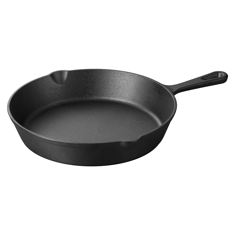 Sarten Fierro Hierro Fundido 25cm Antiadherente Color Negro
