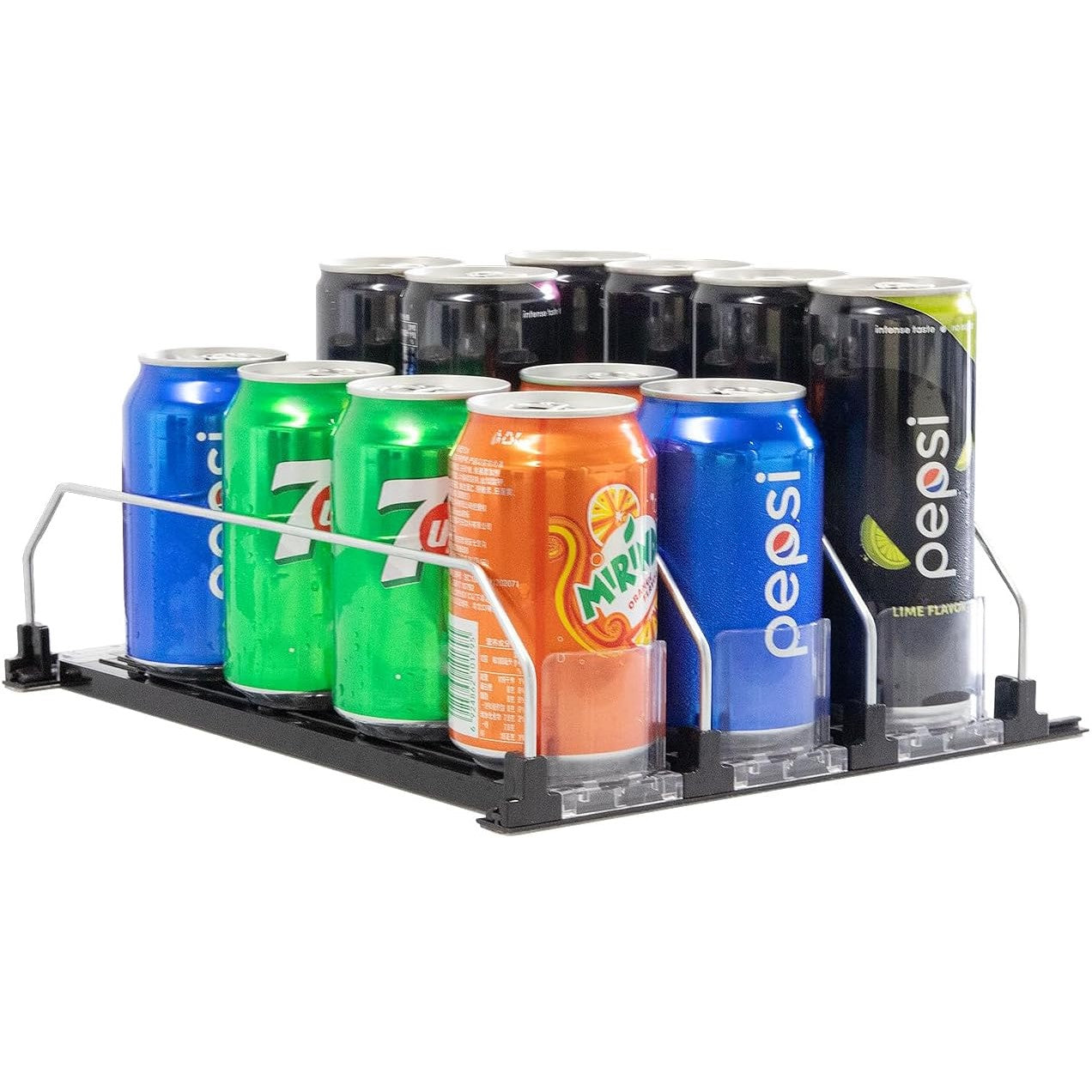 Dispensador De Bebidas Organizador De Refrigerador Rieles Automáticos