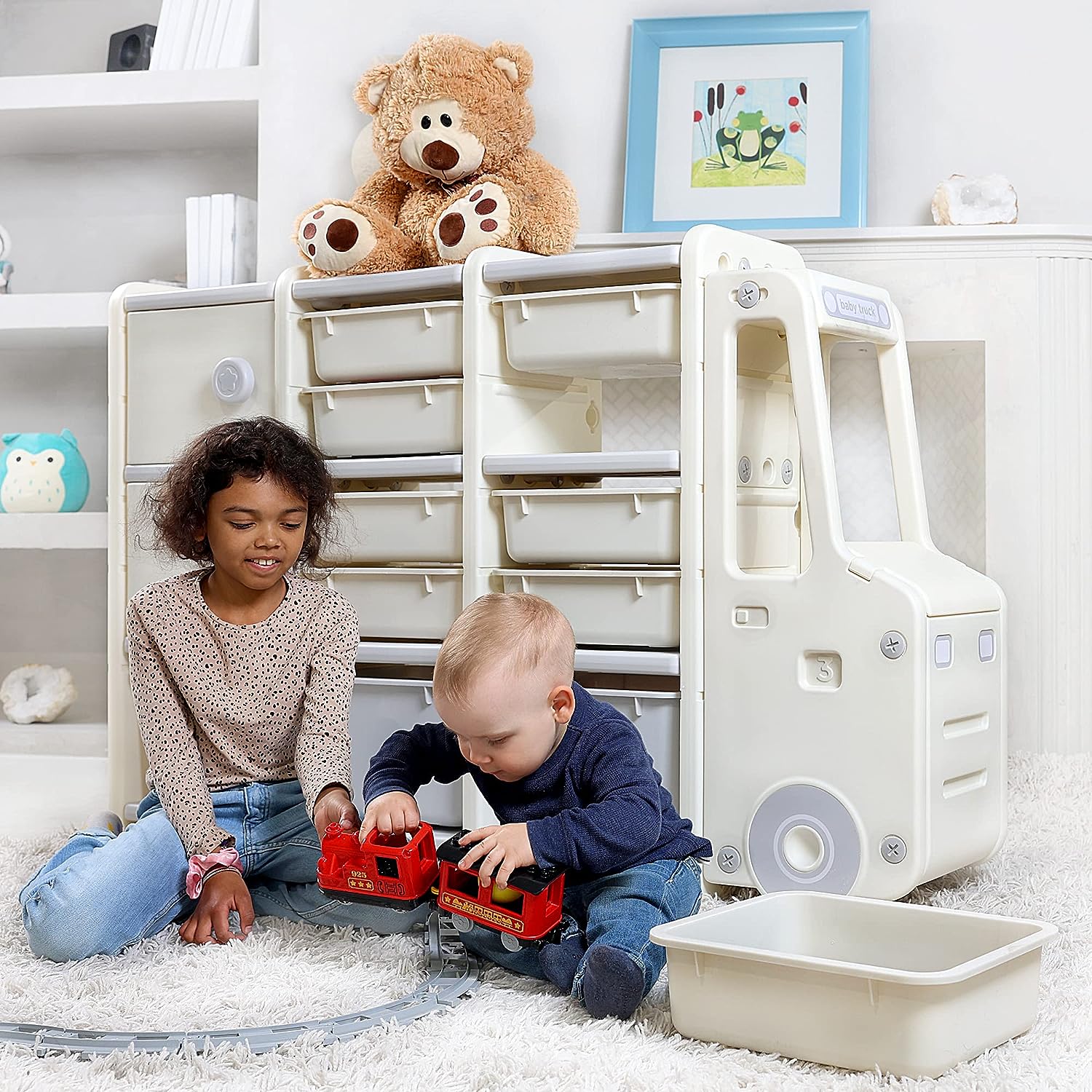 Camion Organizador De Juguetes Closet De Almacenamiento Para Niños