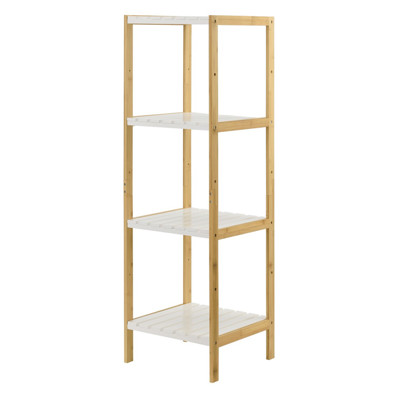 Estante Organizador De Bambu Mueble De Lujo Para Cocina Baño 3 - 4 - 5 Niveles