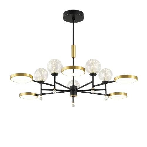 Lámpara De Techo Moderna Vintage Industrial Lampara Colgantes De Focos Led Wakeshome