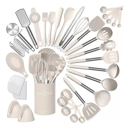 Set 43 Utensilios De Cocina Antiadherentes De Silicona