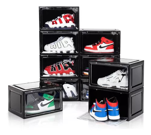 Caja Para Zapato Transparente Organizador Zapatos Apilable 1und