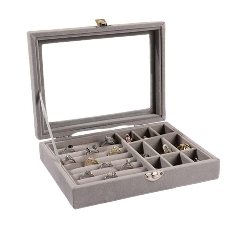 Joyero Exhibidor Organizador Joyas Estuche Portatil