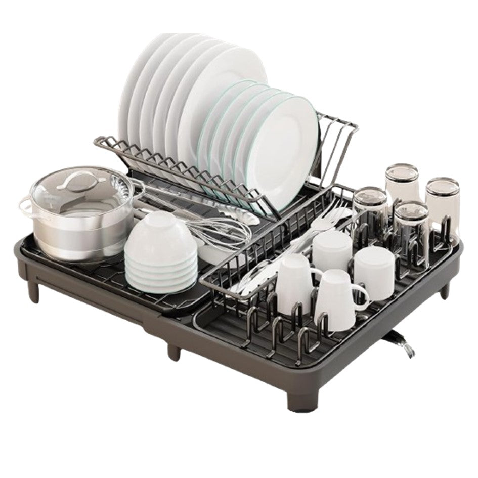 Secaplatos Escurridor Cocina Acero Inoxidable Plegable Loza