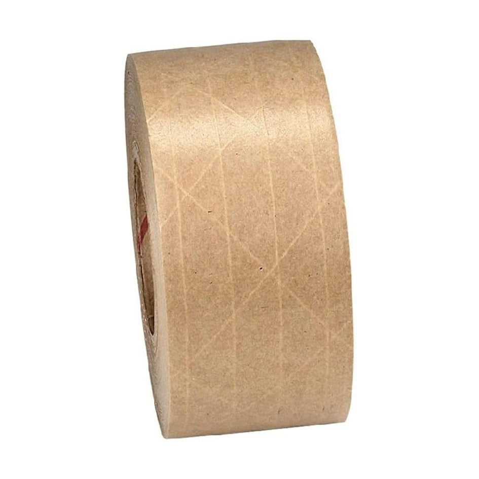 Cinta de papel Kraft 50mts de Largo Pegamento Embalaje
