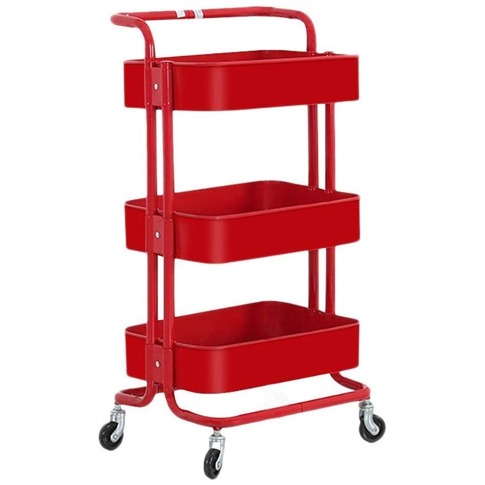Carrito De Almacenamiento Organizador 3 Niveles Con Ruedas