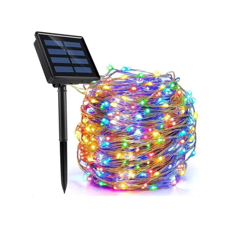 Luces Navidad Solar Luz Guirnalda Hada Microled 20metros