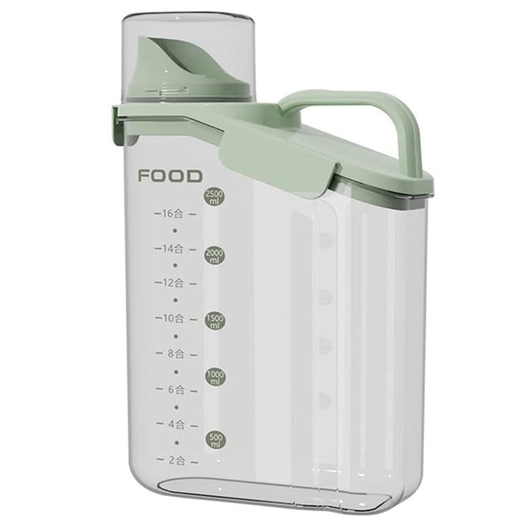 Contenedor Hermético de almacenamiento de Alimentos Secos y Liquidos con Boquilla Vertible