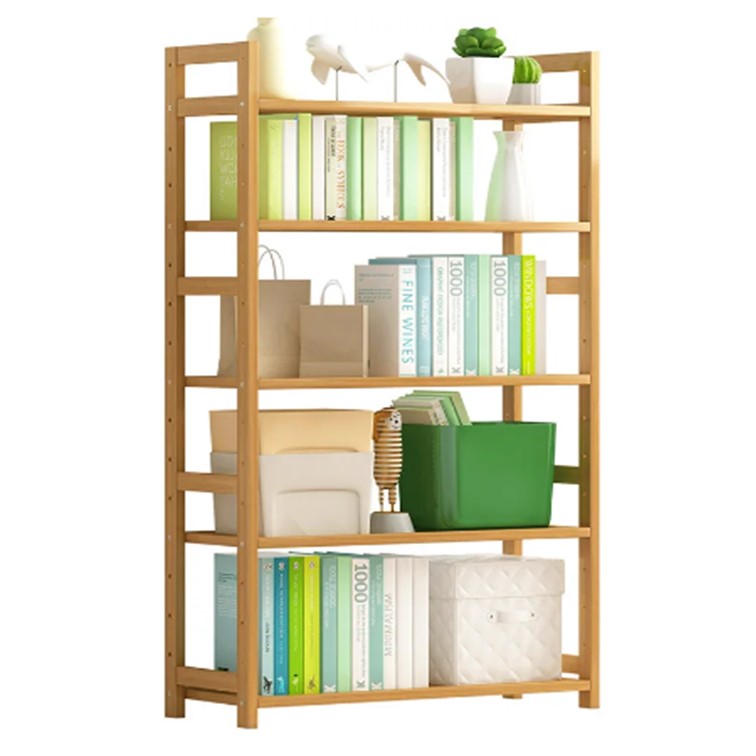 Estante Organizador Ajustable 5 Niveles De Bambú Cocina Baño