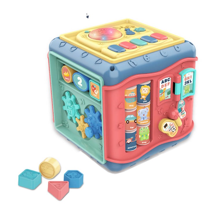 Juego Didáctico Cubo Sensorial Bebé Estimulación Temprana Ed
