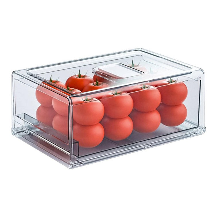 Caja Organizador Refrigerador Cocina Contenedores Con Tapa