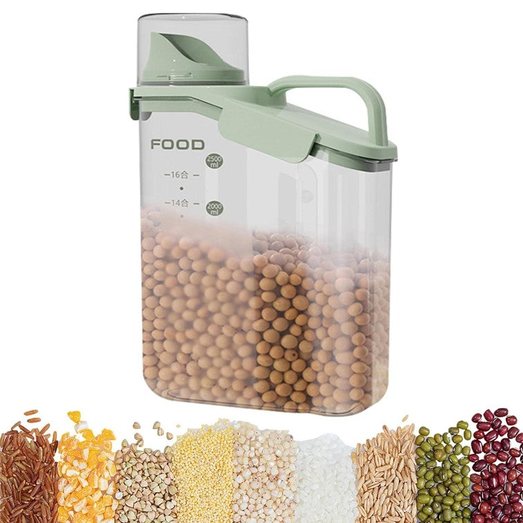 Contenedor Hermético de almacenamiento de Alimentos Secos y Liquidos con Boquilla Vertible