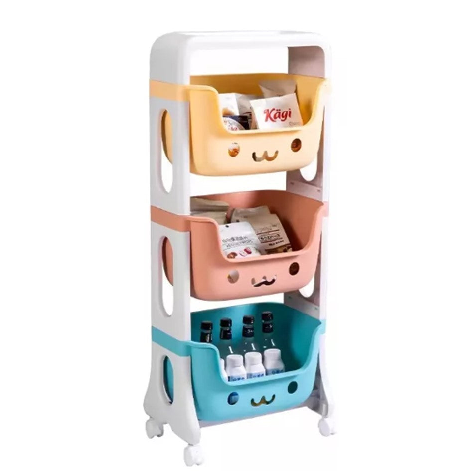 Estante Organizador de 3 Niveles Diseño Infantil