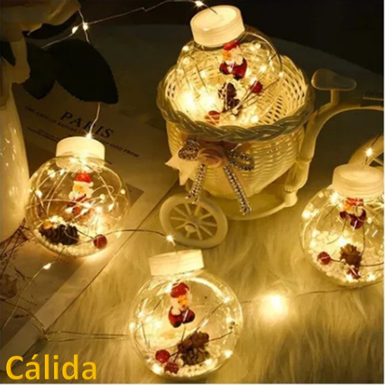Luces Led Navidad Cascada Cortina Santa Claus Guirnalda