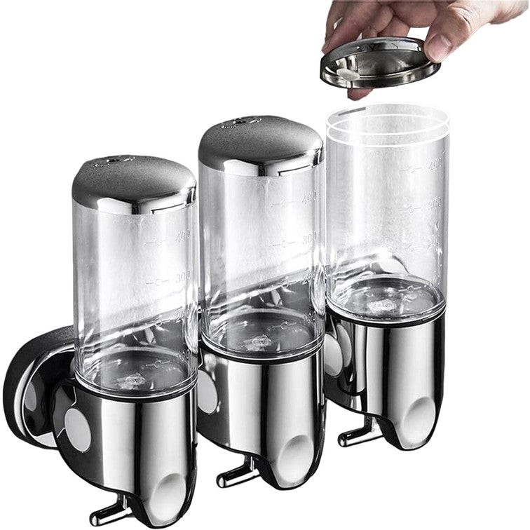 Dispensador de Baño para Champú Jabon y Acondicionador