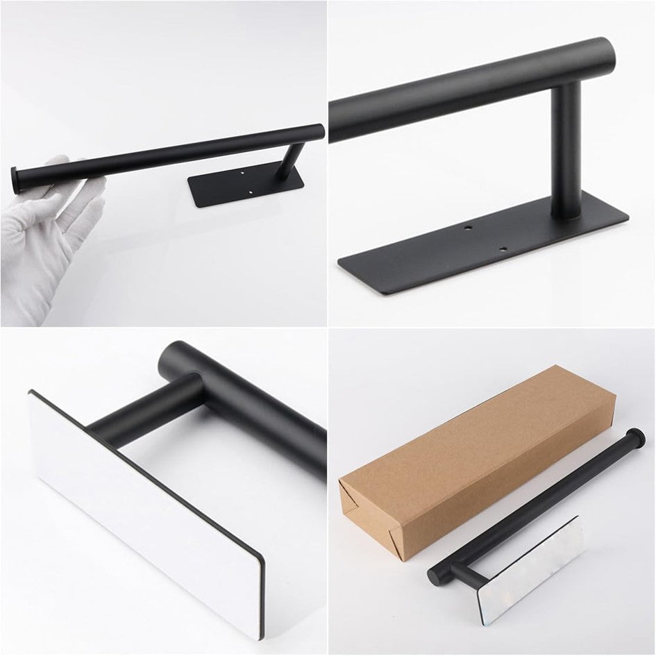 Portarollos Toalla De Papel Nova De Acero Inox Autoadhesivo