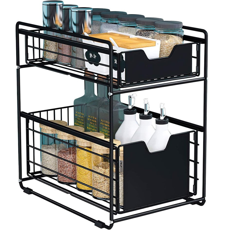 Estante de Almacenamiento para Encimera Fregadero Organizador Extraíble
