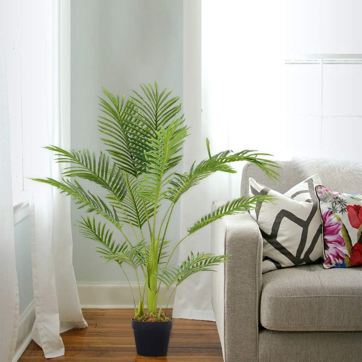 Tiras Planta Artificial Enrredadera Palmera Decoración