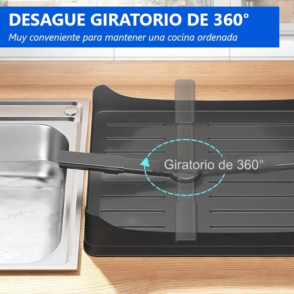 Escurridor De Platos 2 Niveles Secador Desmontable Loza Inoxidable Rack