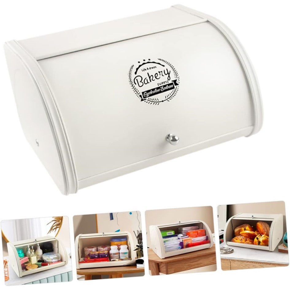 Panera de Metal Contenedor de Pan Vintage Panera Bakery