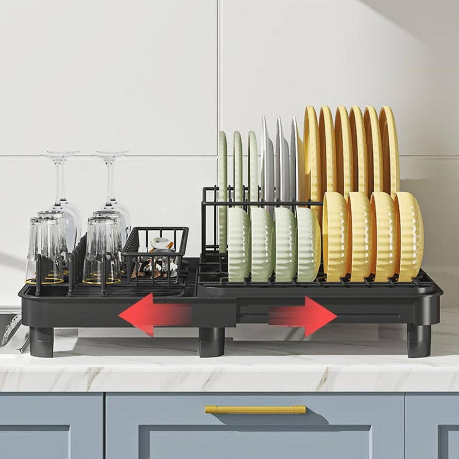 Secaplatos Escurridor Cocina Acero Inoxidable Plegable Loza