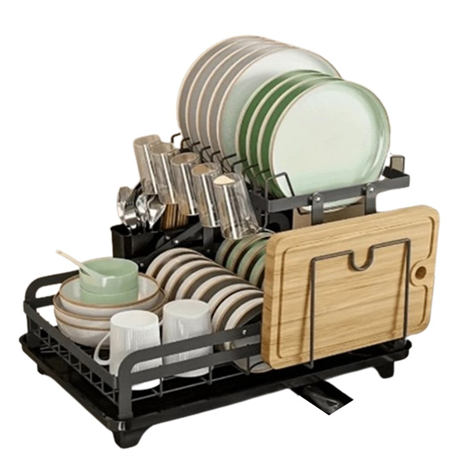 Secaplato Organizador De Cocina Escurridor De Loza 2 Niveles