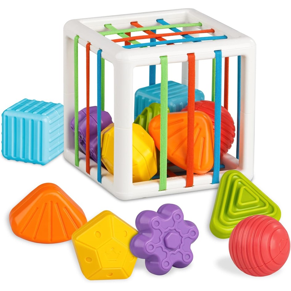 Juego Didáctico Cubo Sensorial Bebe Estimulación Temprana