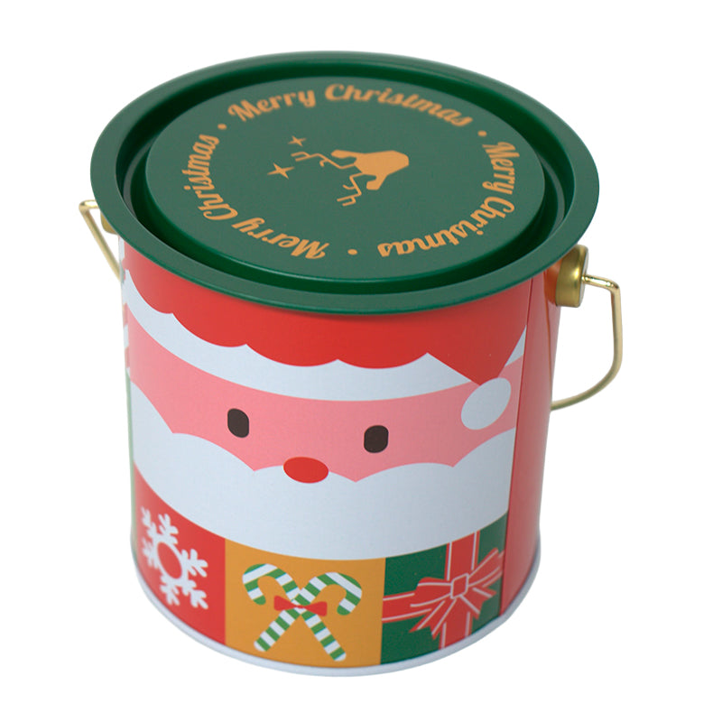 Caja para Dulces Navideños Con Asa De Transporte Tarro De Galleta