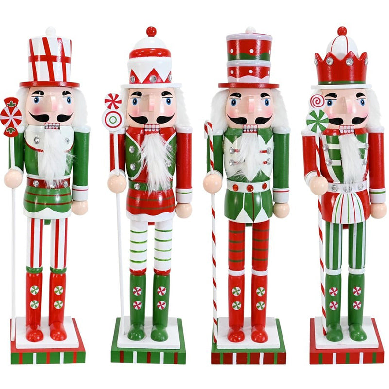 Soldado Cascanueces Navideño Madera Adorno Arbol De Navidad