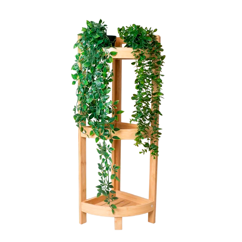 Esquinero 3 Niveles Mueble Exhibidor Estantería de Pie