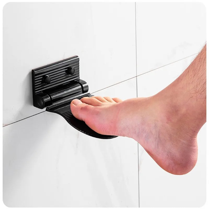 Reposapiés De Ducha Soporte De Pared Space Aluminio Pedal