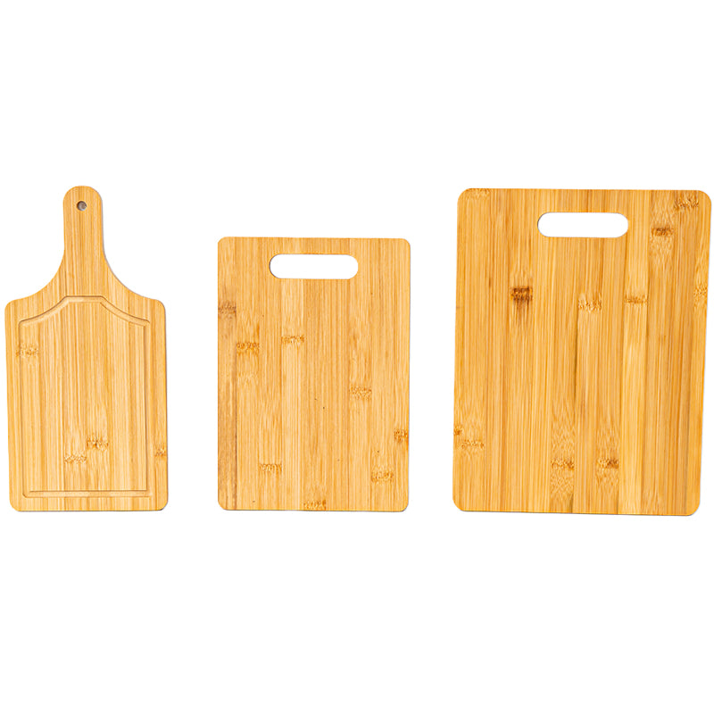 Set de 3 Tablas para Picar de Bambú