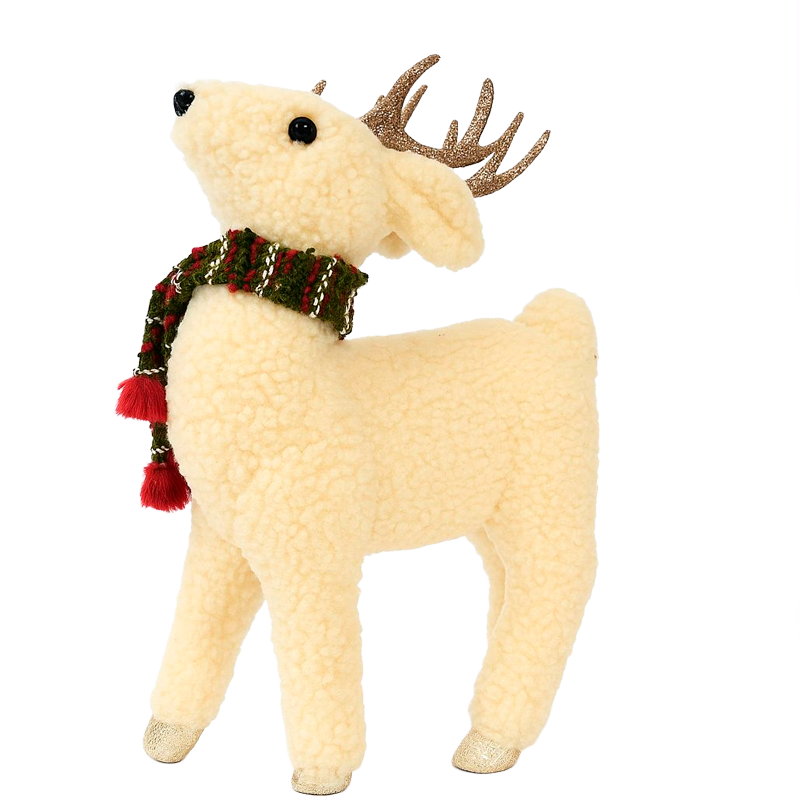 Adorno Para Arbol De Navidad Reno Pascuero Peluche Navideño