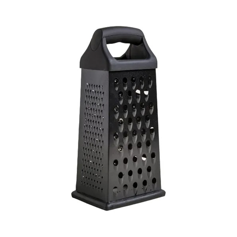 Rallador De Quesos Acero Inoxidable Negro 9pulgadas Moderno Negro